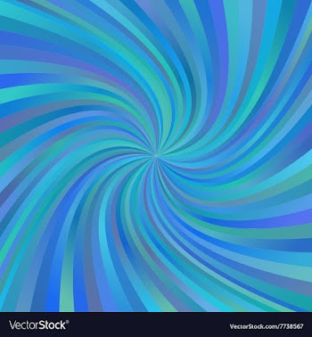Blue abstract multicolored spiral ray background vector image