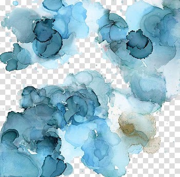 Blue abstract painting, Watercolor painting Blue, Light blue watercolor water droplets transparent background PNG clipart