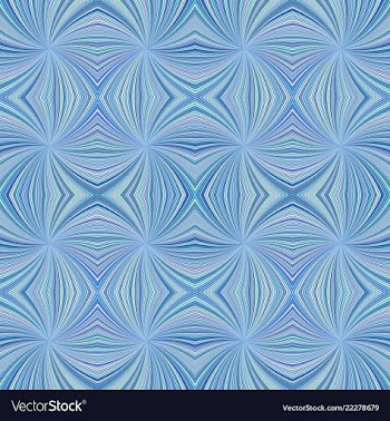 Blue abstract psychedelic seamless striped spiral vector image