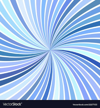 Blue abstract psychedelic swirl background from vector image