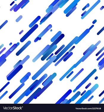Blue abstract repeating diagonal gradient stripe vector image