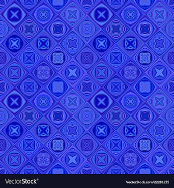 Blue abstract seamless diagonal shape pattern vector image