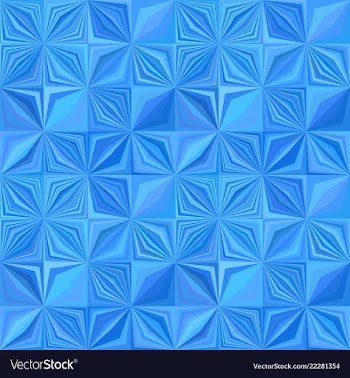 Blue abstract stripe mosaic pattern background vector image