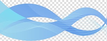 Blue Abstraction, Abstract blue curve lines transparent background PNG clipart