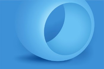 Blue aesthetic background, geometric ring | Free Photo - rawpixel