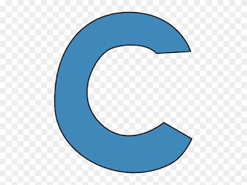 Blue Alphabet Letter C Clip Art Image Clipart - Letter C Clipart