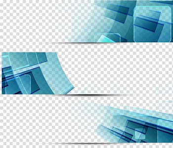Blue and black , Graphic design Web banner, Science and technology banner transparent background PNG clipart
