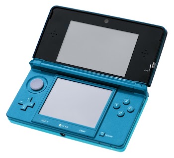 Blue and Black Nintendo Ds