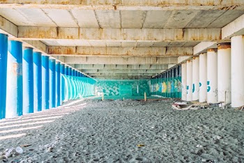Blue and Brown Building Interior