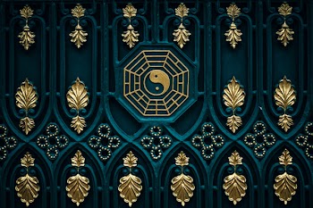 Blue And Brown Yin Yang Illustration