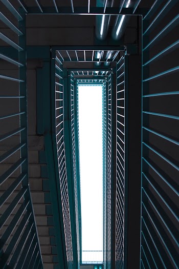 Blue and Gray Building Low-angle Photography