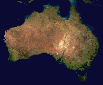 Blue and Green Map