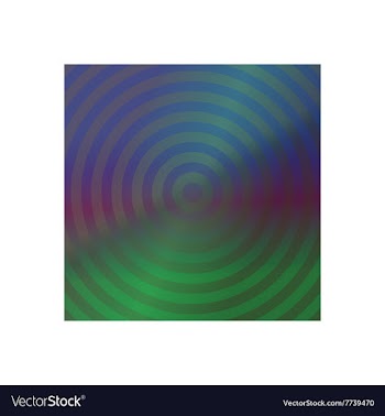 Blue and green metallic background design vector image