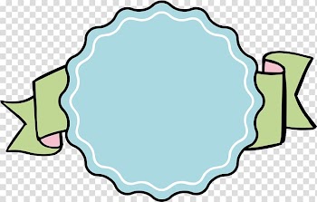 Blue and green ribbon art, Label Blue , Blue wave label transparent background PNG clipart