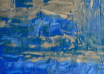Blue And Grey Abstract Painting