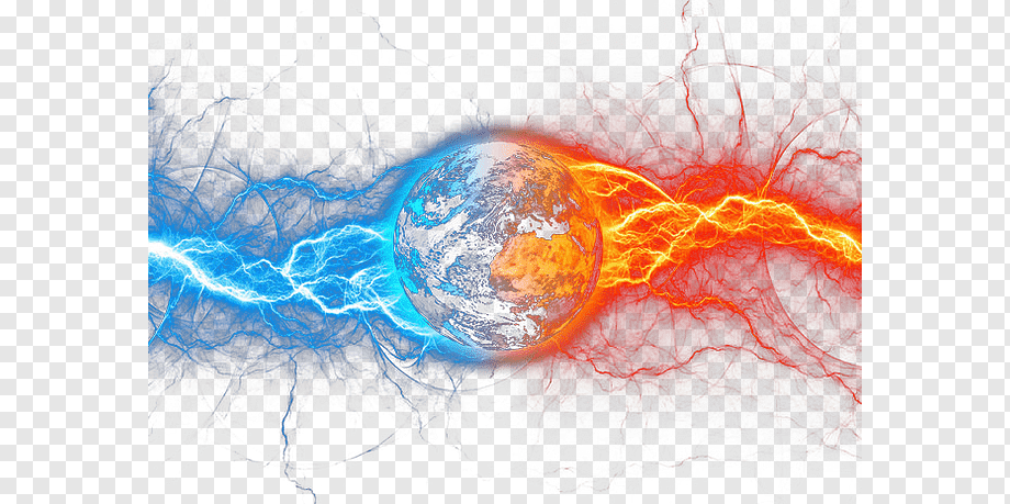 blue and orange earth illustration, Light Fire Flame Adobe Illustrator, Lightning luminous efficiency, template, blue, effect png