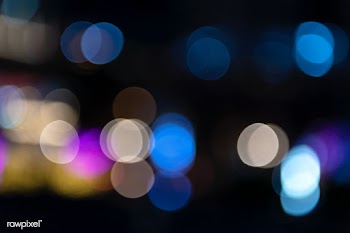 Blue and pink bokeh lights patterned background | Free  photo - 2299696
