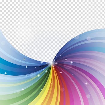Blue and pink graphic , colorful banners transparent background PNG clipart