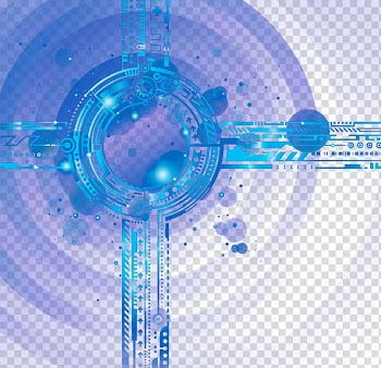 Blue and purpel , Light , SCIENCE cross light effect transparent background PNG clipart