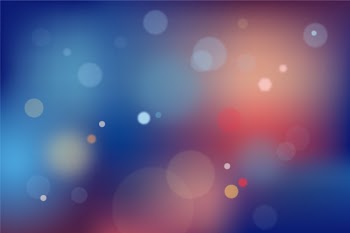 Blue and red gradient background with bokeh effect Free Vector