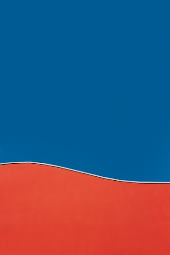 Blue and Red Illustration