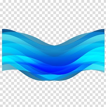 Blue and teal wave illustration, Blue Line Technology Euclidean Science, Science and Technology blue line transparent background PNG clipart