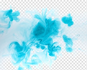 Blue and white abstract painting, Blue Fog Haze, smoke transparent background PNG clipart