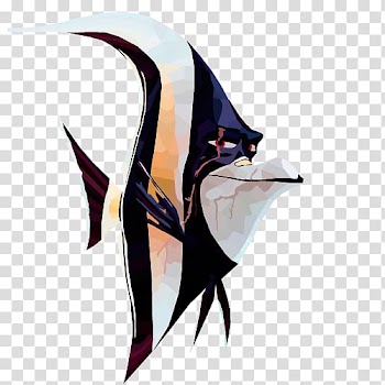 Blue and white angelfish illustration, Finding Nemo Marlin Character Pixar Animation, dory transparent background PNG clipart