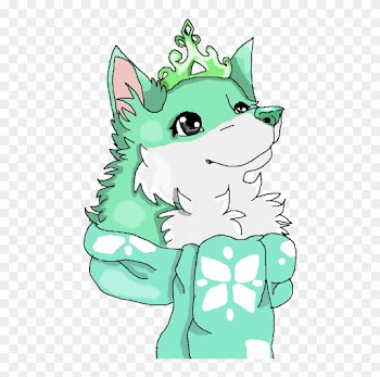 Blue And White Arctic Wolf From Animal Jam - Animal Jam Arctic Wolf Drawing