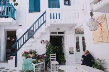 Blue And White Buildings