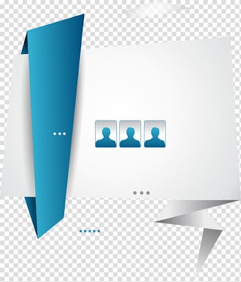 Blue and white folder art, Paper Origami Illustration, blue and white origami tag transparent background PNG clipart