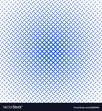 Blue and white halftone stripe pattern background vector image