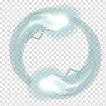 Blue and white light , Light Computer file, Creative ring light effect transparent background PNG clipart