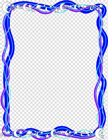 Blue and white moon-themed frame, Wedding invitation Eid al-Fitr Party Ramadan Eid al-Adha, aqua frame transparent background PNG clipart