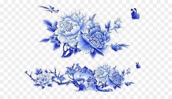 Blue and white pottery Porcelain Image Portable Network Graphics Vector graphics - outdoor scene 