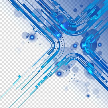 Blue and white , Printed circuit board Technology, Science and Technology Line transparent background PNG clipart