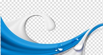 Blue and white seawaves illustration, Blue Decorative arts, Decorative blue and white lines transparent background PNG clipart