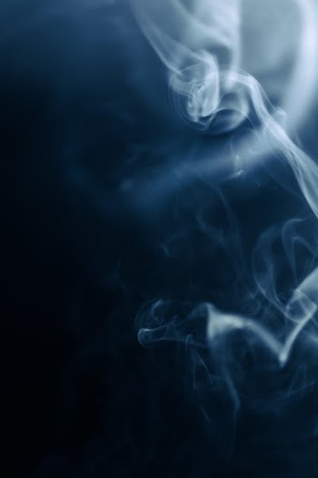 Blue and White Smoke Illustration · Free Stock Photo