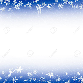 Blue And White Snowflake Background Frame Stock Photo, Picture And ...