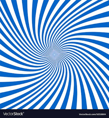 Blue and white spiral background - design vector image