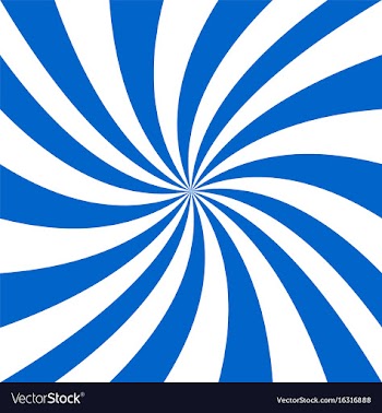 Blue and white spiral background - design vector image