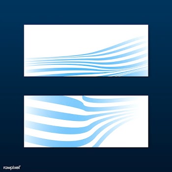 Blue and white striped abstract banner vector.. | Free stock vector - 538225