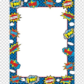 Blue and yellow frame illustration, Spider-Man Name tag Superhero Label Superman, recyclable resources transparent background PNG clipart