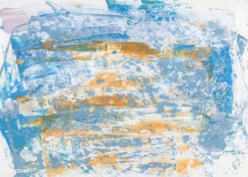 Blue and yellow painted canvas | Free stock vector - 582096