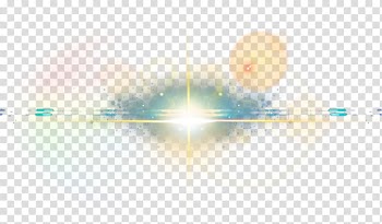 Blue and yellow spark illustration, Light Graphic design Triangle Pattern, Cool light effect transparent background PNG clipart