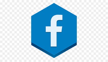 blue angle area symbol - Facebook 