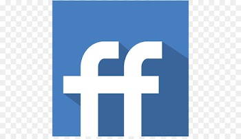 blue angle text symbol - Friendfeed 