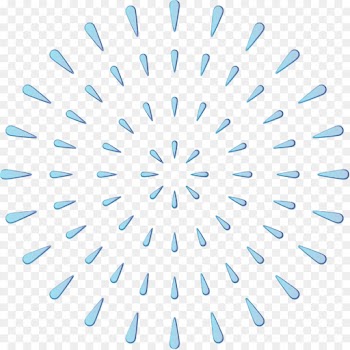 blue aqua circle line symmetry
