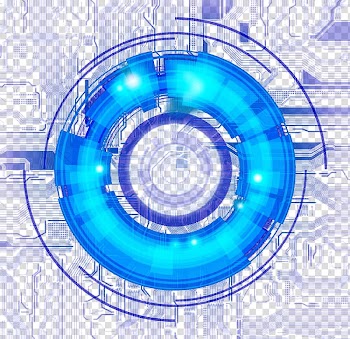 Blue arc reactor , Light Icon, Science Chip transparent background PNG clipart