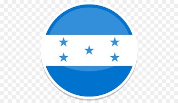 blue area sky line clip art - Honduras 